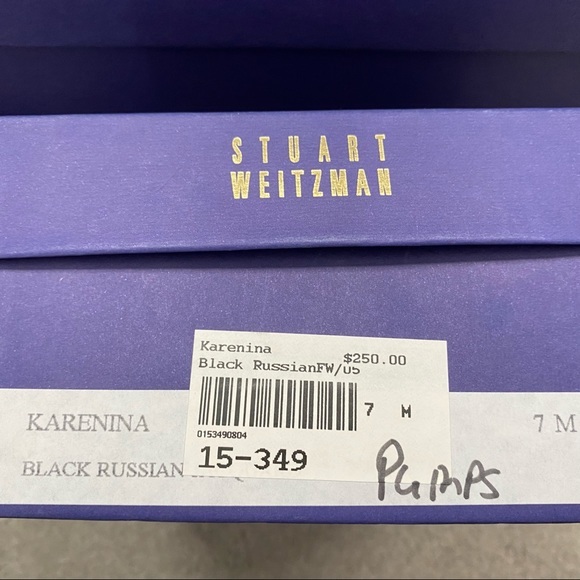 💰💰💰Vintage Stuart Weitzman Karenina Black Russian Jacquard EUC size 7 - Picture 9 of 10